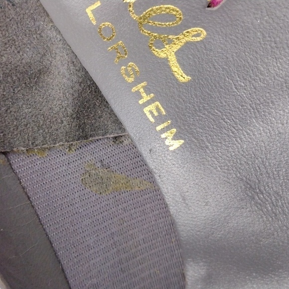 Serenades by Florsheim Vintage Black Patent Leather Square Toe Slip-On Pump Shoe - Picture 13 of 16